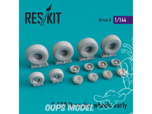 ResKit kit d'amelioration Avion RS144-008 Roues en résine C-130 Hercules early 1/144