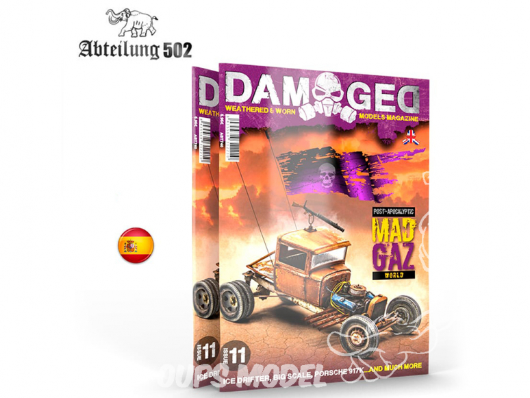 ABTEILUNG502 magazine 741 Damaged Numéro 11 Post apocalyptic Mad Gaz World en Espagnol