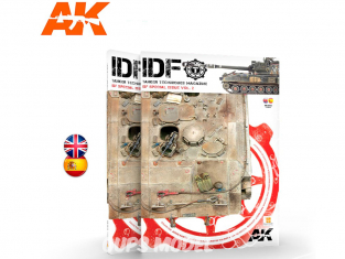 Ak Interactive livre AK4845 Tanker Techniques Magazine IDF Special Issue VOL.2 Bilingue (Anglais - Espagnol)
