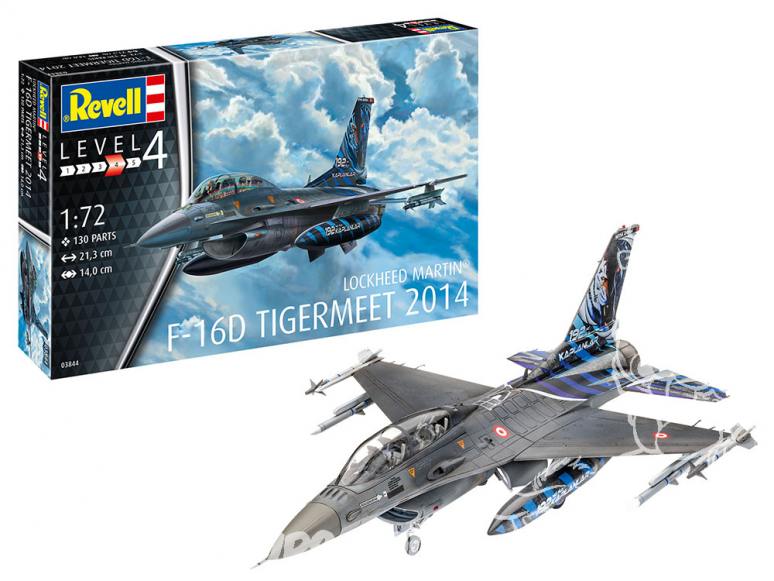 Revell maquette avion 03844 Lockheed Martin F-16D Tigermeet 2014 1/72