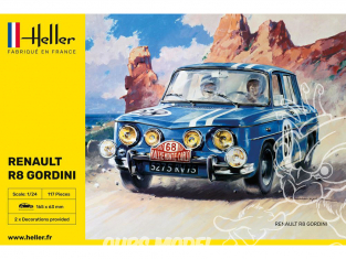 Heller maquette voiture 80700 RENAULT R8 GORDINI 1/24