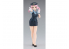 Hasegawa maquette figurine 52276 Collection 12 Egg Girls n ° 13 «Asaka Rio» (Policiére) 1/12