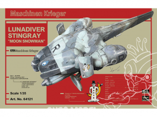 Hasegawa maquette 64121 Luna Diver Stingray «Moon Snowman» 1/35