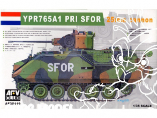 Afv Club maquette militaire 35119 YPR765A1 PRI SFOR 1/35