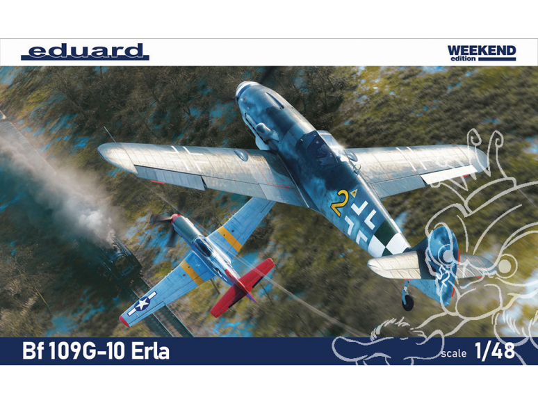 EDUARD maquette avion 84174 Messerschmitt Bf 109G-10 Erla WeekEnd Edition 1/48