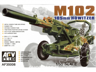 Afv Club maquette militaire 35006 Obusier M102 de 105 mm 1/35