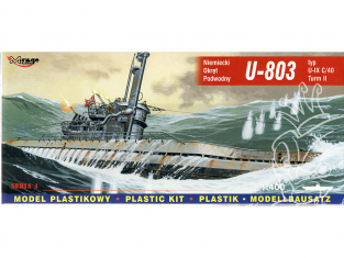 Mirage maquette Sous-marins 40044 U-803 typ U-IX A Turm I Allemand 1/400