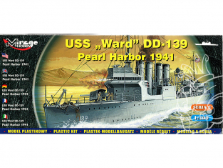 Mirage maquette Bateau 40601 Destroyer USS Ward DD-139 «Pearl Harbor 1941» 1/400