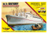 Mirage maquette bateaux 850091 Model Set M/S BATORY Navire transatlantique polonais 1/500