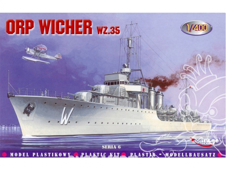 Mirage maquette Bateau 40068 ORP WICHER wz. 35 1/400