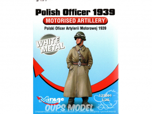 Mirage Kit Figuine 135001 Officier Polonais d' artillerie motorisée 1/35