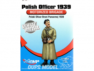 Mirage Kit Figuine 135005 Officier Polonais de blindées 1939 1/35