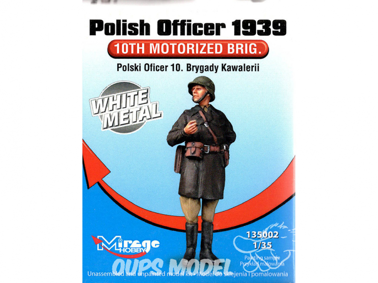 Mirage Kit Figuine 135002 Officier Polonais 10e brigade de cavalerie 1939 1/35