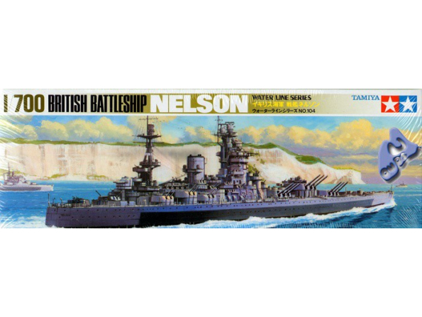 TAMIYA maquette bateau 77504 Bateau Britanique Nelson 1/700