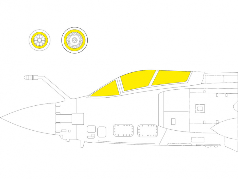Eduard Express Mask CX601 Buccaneer S.2B Airfix 1/72