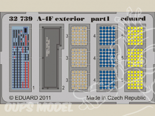 EDUARD photodecoupe 32739 Exterieur A-4F 1/32