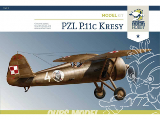 Arma Hobby maquette avion 70017 PZL P.11c 'Kresy' Model Kit 1/72