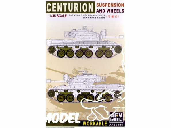 afv club maquette 35101 SUSPENSIONS ET ROUES 1/35