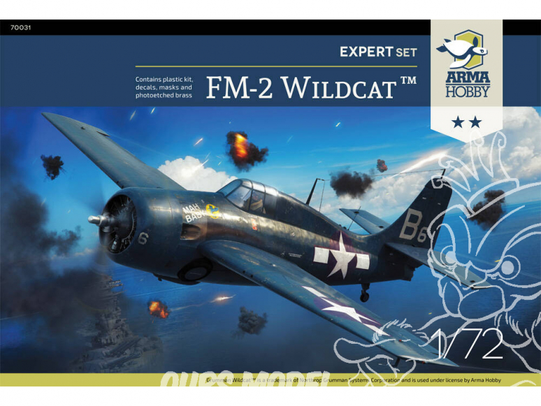 Arma Hobby maquette avion 70031 FM-2 Wildcat ™ Expert Set! 1/72