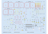 Eduard Decalques avion D48082 Marquages / Stencils Sukhoi Su-27 1/48