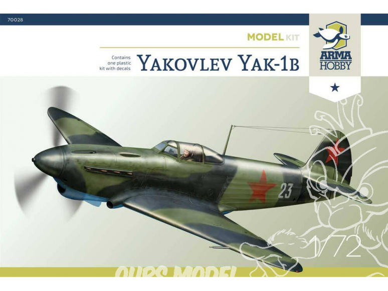 Arma Hobby maquette avion 70028 Yakovlev Yak-1b Model Kit 1/72