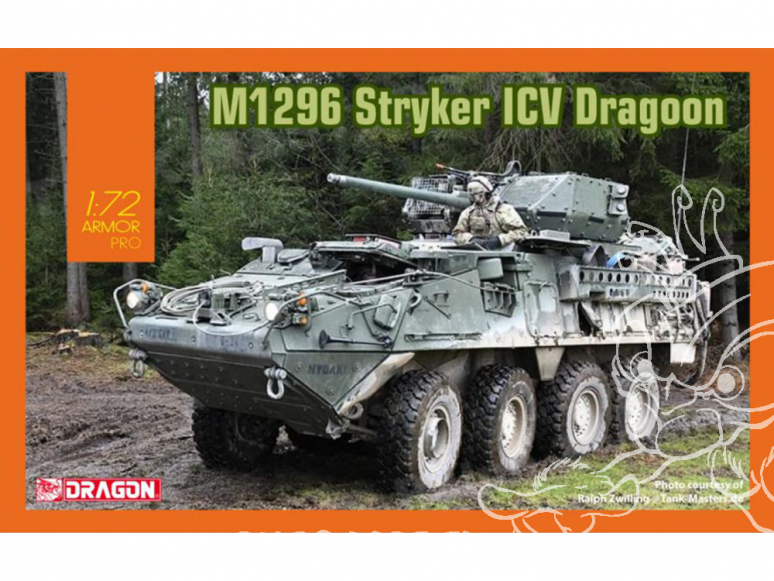 Dragon maquette militaire 7686 M1296 Stryker ICV Dragoon 1/72