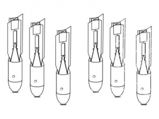 CMK kit amelioration 4270 BOMBES SOVIETIQUES FAB 100 (100 kgs) 2e GM 1/48