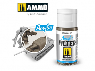 MIG filtre acrylique 800 Filtre saleté 15ml