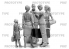 Icm maquette figurines 35905 Tchernobyl n° 5 Evacuation (4 adultes, 1 enfant et bagages) 1/35