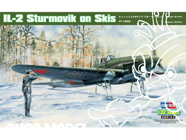 Hobby Boss maquettes avion 83202 IL-2 Sturmovik avec Skis 1/32