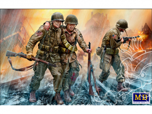 MB maquette militaire 35219 U.S. parachutistes 1944 1/35