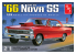 AMT maquette voiture 1198 1966 Chevy Nova SS (2 &#039;n 1) 1/25