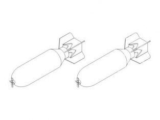 CMK kit amelioration 5066 BOMBES US GENERAL PURPOSE M43 H.E. (500 lbs) 1/32