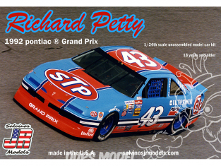 JR Models maquette voiture 1992A Richard Petty 1992 Pontiac GP 1/25