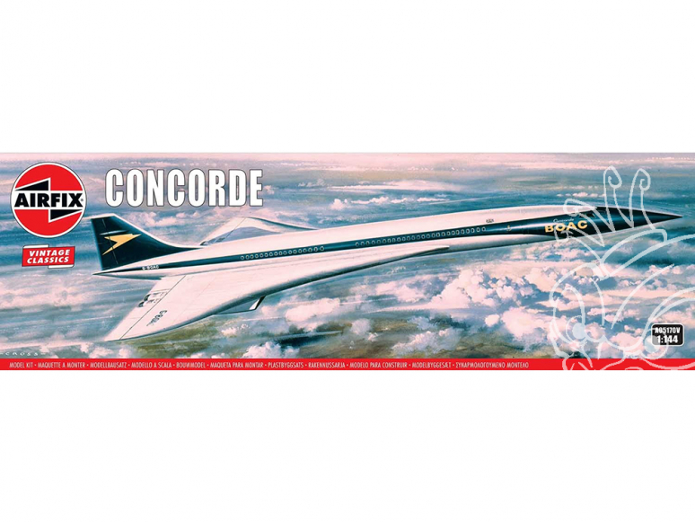 AIRFIX maquettes avion 05170V Concorde BOAC 1/144
