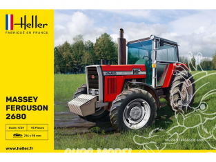 Heller maquette tracteur 81402 MASSEY FERGUSON 2680 nouveau boitage 1/24