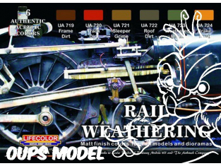 LIFECOLOR peinture cs21 rail weathering