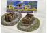 Fr decor 21015 Décor diorama pierre reconstituée 2 stères de bois sur socle 100x70mm Fabriqué en France