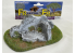 Fr decor 21053 Décor diorama pierre reconstituée mur en ruines sur socle 160x110mm Fabriqué en France