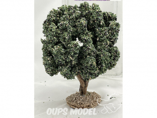 Fr Décor arbres 69791 Olivier avec olives noire tronc bois 180mm Made in France