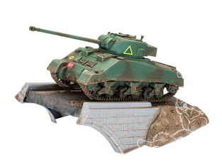 Revell maquette militaire First diorama Set 03299 Sherman Firefly inclus colle pinceau et peintures principales 1/76
