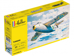 Heller maquette avion 80260 Saab Tunnan J29 1/72