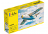 Heller maquette avion 80260 Saab Tunnan J29 1/72