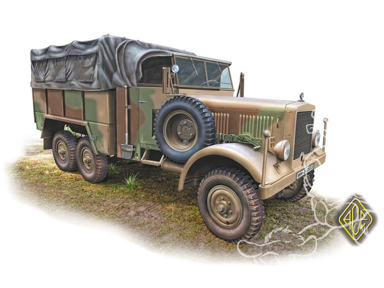 Ace Maquettes Militaire 72578 Einheits-Diesel Pritschenwagen (2,5t 6x6 LKW) 1/72