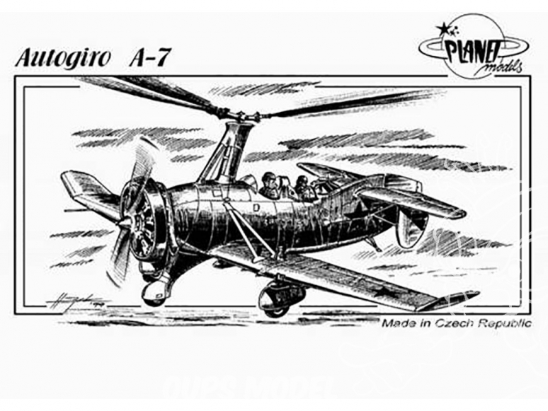 Planet Model PLT062 Autogiro A-7 full resine kit 1/72