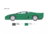Italeri maquette voiture 3631 Jaguar XJ 220 1/24