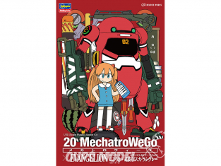HASEGAWA maquette 52279 20 Série mécatronique Wego Eva Vol.2 Nigouki (Pawaamu) + Shikinami Asuka Langley 1/20