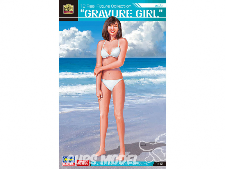 Hasegawa maquette figurine 52280 12 Collection de figurines réelles n°05 « Gravure Girl » 1/12