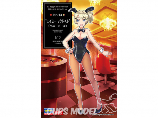 Hasegawa maquette figurine 52281 12 Egg Girls Collection No.14 "Amy McDonnell" (Bunny Girl) 1/12