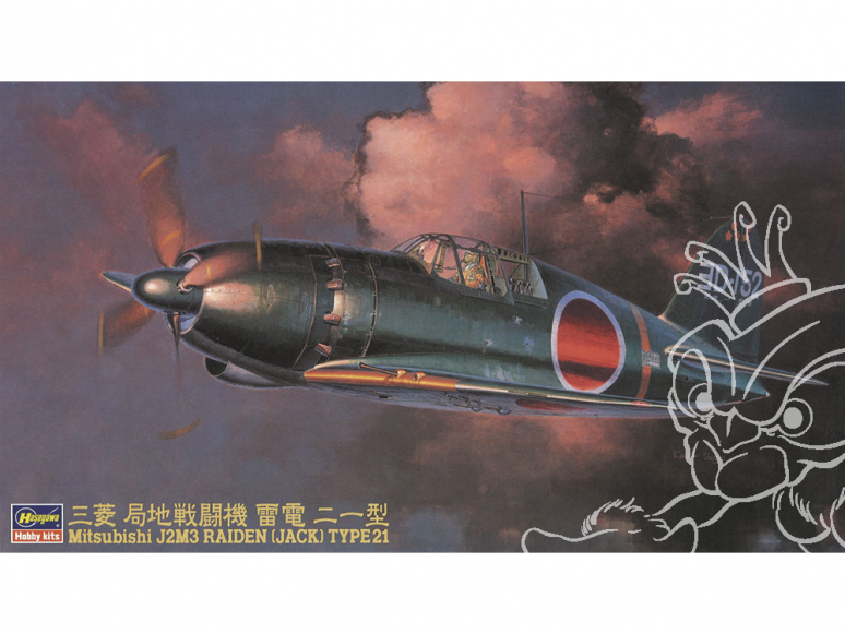 Hasegawa maquette avion 09145 Mitsubishi J2M3 Raiden Jack type 21 1/48